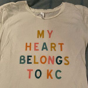 1KC My Heart Belongs To Kansas City Tee